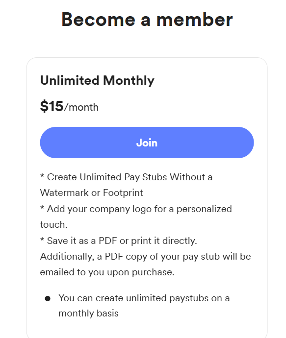 Free Paystub Generator | %100 Free Check Stub Maker Without Watermark ...